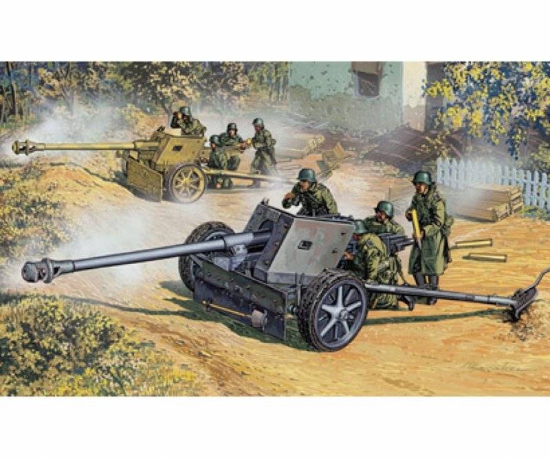 7.5cm PAK 40 w/Heer Gun Crew (WA) von Dragon