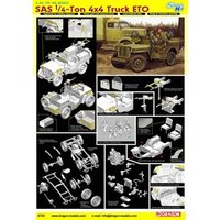 DRAGON 540006725 1:35 SAS 1/4-Ton 4x4 Truck ETO von Dragon