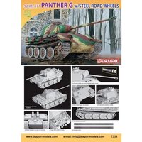 DRAGON 540007339 1:72 Sd.Kfz.171 PantherG / Steel Road Wheel von Dragon