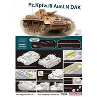 DRAGON 540007634 1:72 Pz.Kpfw. III Ausf.N DAK mit NEO Track features von Dragon