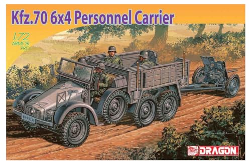 Dragon 500777377 - WWII Deutscher Transport.-LKW Krupp Protze m.PaK 1:72 von Dragon Models