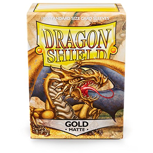 Arcane Tinman ART11006 Sleeves: Dragon Shield Matte Gold Standard 100pk-Gold, One Size von Arcane Tinmen