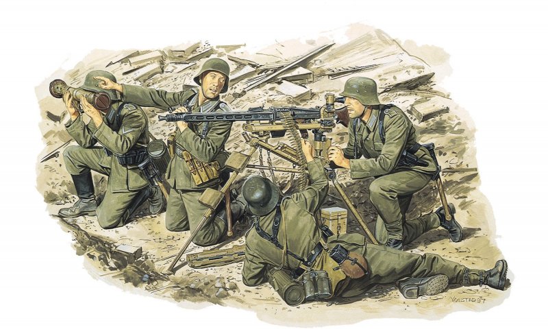 German MG42 Gun Team von Dragon