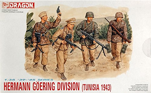 HERMANN GOERING DIVISION KI 1:35 Dragon Kit Militärfiguren Modell die Cast von Dragon