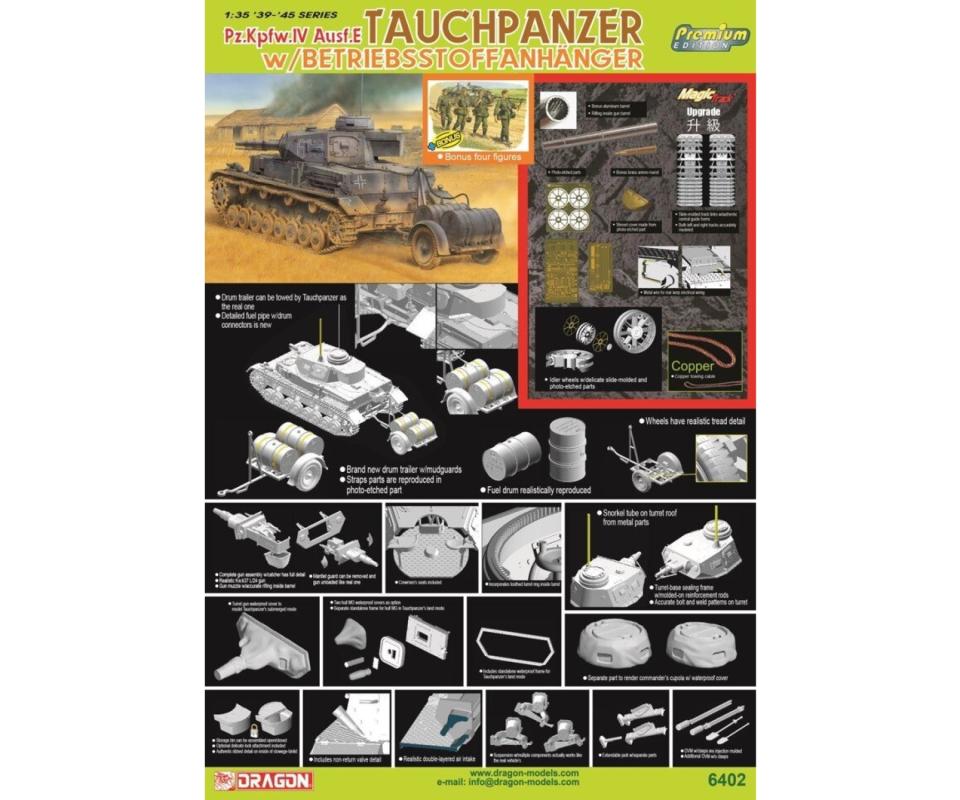 Pz.Kpfw.IV Ausf.E Tauchpanzer w/BSA Pz.Kpfw.IV Ausf.E Tauchpanzer w/BSA von Dragon