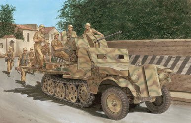 SD.KFZ.10/5 w/ARMOR CAB f. 2cm Flak SD.KFZ.10/5 w/ARMOR CAB f. 2cm Flak von Dragon