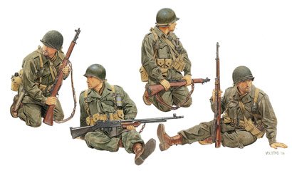 U.S. Army Tank Riders 1944-45 (GEN2) von Dragon