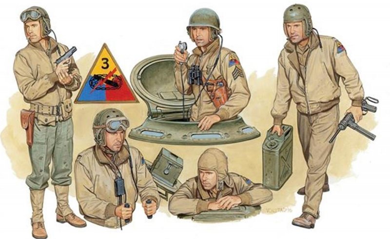 U.S. Tank crew ( NW Europe 1944) von Dragon