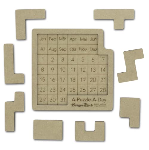 A-Puzzle-A-Day: The Original Daily Calendar Puzzle with 365+ Challenges for Every Day of The Year (German Edition) von DragonFjord