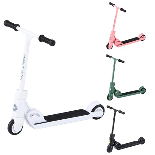 4 Stück Finger-Scooter-Spielzeug,Fingerspielzeug Mit Zwei Rädern, Finger-skateboard-spielzeug Für Kinder,Toy Scooter, Fingerroller, Fingertraining, Lernspielzeug Für Jun gen, Mädchen, Kinder, Teenager von Dranng