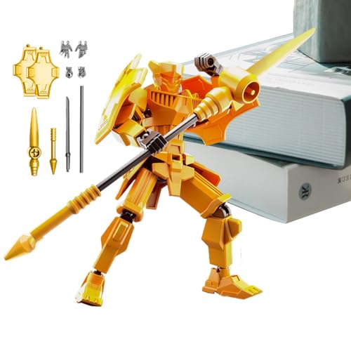 Dranng 3D-Actionfiguren,Mehrgelenk-Actionfiguren - 3D-gedruckte bewegliche Actionfigur mit Mehreren Gelenken | Mechanisches Ganzkörperspielzeug, 13 cm großer Roboter mit Mehreren Gelenken, von Dranng