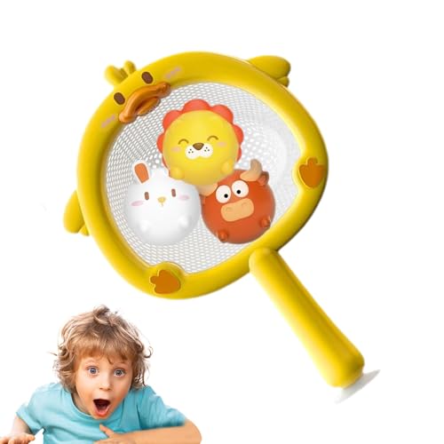 Dranng Badespielzeug für Kinder, Fischereinetz Set | Schwebendes Light Up Bath Toy - Badezimmerversorgungen mit leichten Tieren für Park, Innenhof, Bad, Pool im Freien, von Dranng