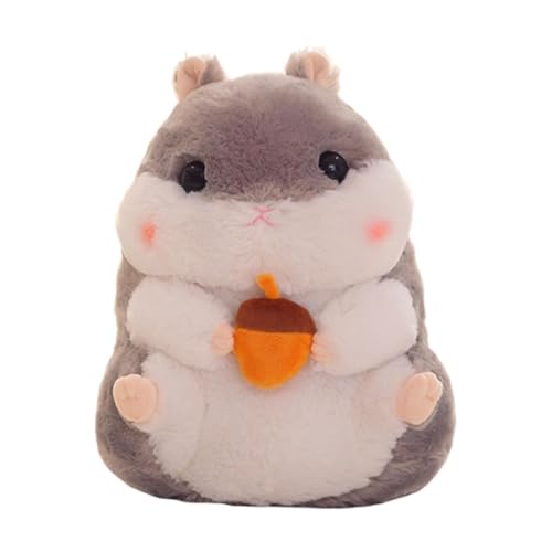 Dranng Hamster Stofftier,Stoffhamster, Süßes Hamster-Plüschtier, Weiches Stofftier, Plüschtier, Hamster-Puppe, Plüschspielzeug für Kinder, Heimdekoration, Spielzeug von Dranng