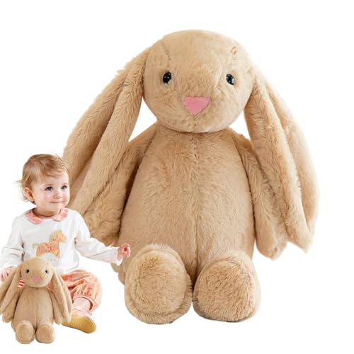 Dranng Plüschhase Stofftier,Osterhase Stofftier | Ostern süßes Stoffkaninchentier - Gefülltes Hasenspielzeug, Hasenpuppe aus Plüsch für Kleinkinder, Mädchen, Kinder von Dranng