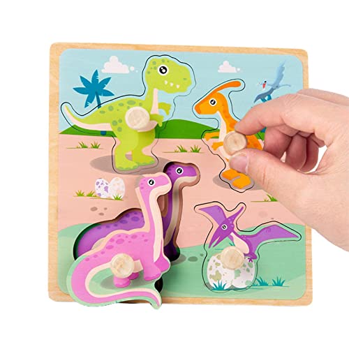 Dranng Steckpuzzles,Steckpuzzles für Kleinkinder | Montessori pädagogisches Lern-Peg-Puzzle,Formsortierspielzeug für Vorschulkinder, Holzformbrett-Puzzles – Farb- und Formensortierer für Kinder von Dranng