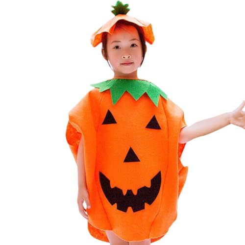 Dranng Verkleidungskostüm für Kinder,Bühnenkostüme für Mädchen - Obst-Gemüse-Cosplay-Kostüm-Outfit mit Hut,Kindertag-Aufführungskostüm, kreatives Tanzoutfit für Halloween-Karneval, Schulaufführung von Dranng