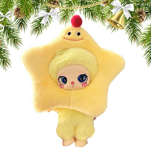 Dranng Weihnachtspuppenkleidung, Anziehpuppenkleidung - Anziehspielzeug-Zubehör | Outfit-Zubehör Plüschpuppenkleidung, weiche Anime-Plüschkleidung, Kinderpuppenkleidung für von Dranng