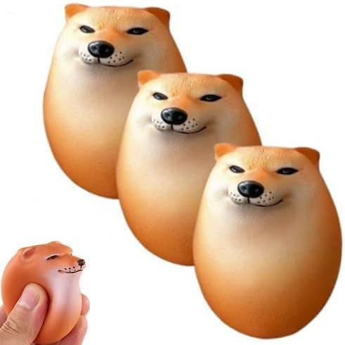 Shibako Hund Squishy Ei,3Stücke Shibako Dog Egg Quethy Zappet Toys | Shiba -Tiere Dekompression Spielzeug | Netter Welpe Kneifen Sensorisches Spielzeug Für Kinder Und Erwachsene,Lustige Geschenke Shibako Hund Squishy Ei,3Stücke Shibako Dog Egg Quethy Zappet Toys | Shiba -Tiere Dekompression Spielzeug | Netter Welpe Kneifen Sensorisches Spielzeug Für Kinder Und Erwachsene,Lustige Geschenke von Dranng
