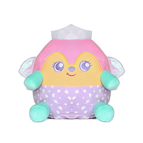 Dream Beams Luna (Fee) süßes, kuscheliges, weiches Plüschtier, Squishy Kuscheltier, Glow in The Dark Elemente, einfach waschbar, Größe: 18cm, für Kinder und Jugendliche ab 0 Jahre von Dream Beams