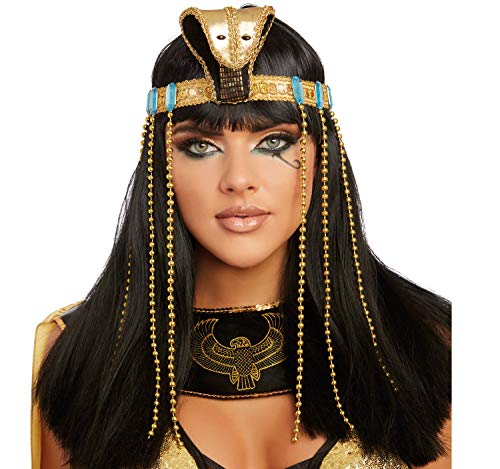 Dreamgirl Ägyptisches Haarband Kobra Cleopatra OneSize Damen Kostüm-Zubehör Fasching Karneval von Dreamgirl