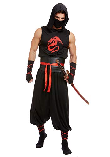 Dreamgirl Herren Ninja, schwarz/red, Large Dreamgirl Herren Ninja, schwarz/red, Large von Dreamgirl