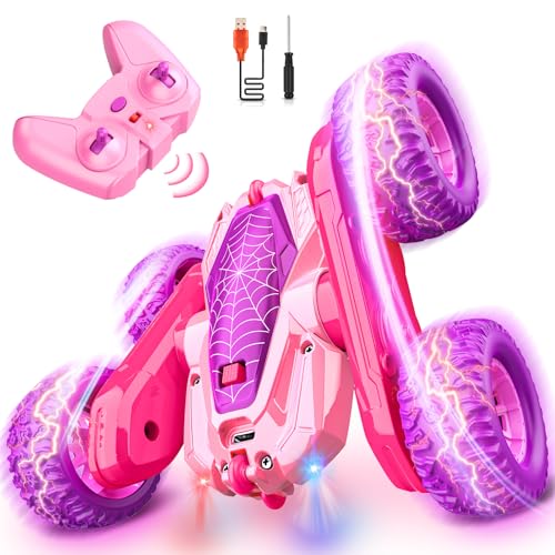 Dreamlandia Geschenk Mädchen 3-10 Jahre, 2.4Ghz 4WD Ferngesteuertes Auto 3-8 Jahre RC Auto, Outdoor Spielzeug Ostergeschenke Geschenke für Kinder & Mädchen von Dreamlandia