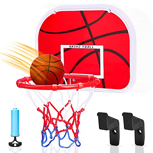 Basketballkorb fürs Zimmer, Mini Basketballkorb fürs Zimmer Mit Ball, Kinder Mini Basketball Korb Set mit Ball Netz und Luftpumpe Indoor-Sportspielzeug von Dreamon