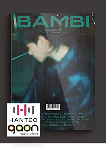 Exo Baekhyun – Bambi [Photobook Night Rain Ver.] (3. Mini-Album) [Vorbestellung] CD + Fotobuch + gefaltetes Poster + andere mit Tracking, extra dekorativen Aufklebern, Fotokarten von Dreamus