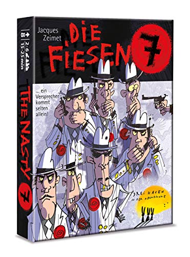 Die fiesen 7, Karten-Ablege-und Sprechspiel, 12,2 x 9,5 x 2 von Drei Hasen in der Abendsonne