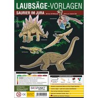 Laubsägevorlage Saurier im Jura von Dreipunkt Verlag