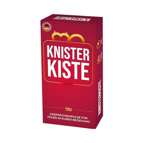 ATM Gaming KNISTERKISTE - Red | Aufregendes Kartenspiel mit 180 Fragen und Aktionen für Frauen und Männer | Geschenk, Losbox und Spiel für Erwachsene | Spiel für Paare von ATM Gaming