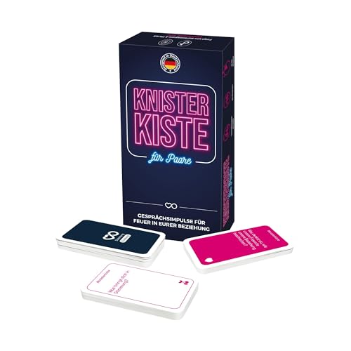 ATM Gaming KNISTERKISTE - für Paare | Spiel für Paare zu zweit | Geschenk für Frauen & Männer | Ideal zum Valentinstag, Jahrestag oder zu Weihnachten | 180 Fragen, Aktionen & Lose von ATM Gaming