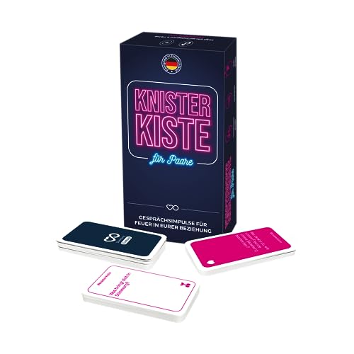 KNISTERKISTE - für Paare | Spiel für Paare zu zweit | Geschenk für Frauen & Männer | Ideal zum Valentinstag, Jahrestag oder zu Weihnachten | 180 Fragen, Aktionen & Lose von ATM Gaming