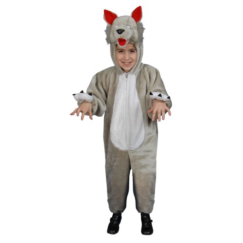 Dress Up America Wolf Kostüm für Kinder - Werwolf Set für Jungen und Mädchen - gruseliges Halloween -Kostüm von Dress Up America