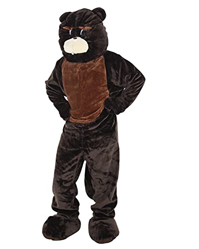 Dress Up America 473-L Erwachsener Kostümset Bibermaskottchen, Mehrfarbig, Groß (Taille: 112-122, Höhe: 168-173 cm, Schrittnaht: 79-84 cm) von Dress Up America