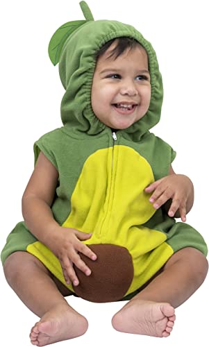 Dress Up America Avocado-Kostüm für Babys – Babykostüme für Halloween – Avocado-Frucht-Strampler für Kleinkinder von Dress Up America