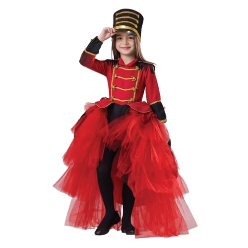 Dress Up America Band Majorette Kostüm - Nussknacker -Kostüm für Mädchen - Spielzeugsoldat Uniform Dress Up für Kinder von Dress Up America