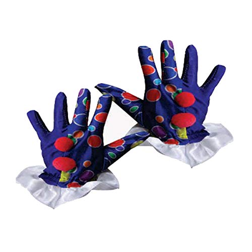 Dress Up America Clown-Handschuhe in Gelb und Blau erhältlich von Dress Up America