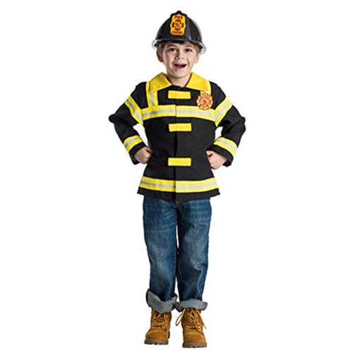 Dress Up America Feuerwehr Kostüm Kinder – Rollenspiel- Und Anziehsets Für Kinder – Kostümanziehsachen Für Kleinkinder Dress Up America Feuerwehr Kostüm Kinder – Rollenspiel- Und Anziehsets Für Kinder – Kostümanziehsachen Für Kleinkinder von Dress Up America