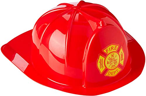 Dress Up America Feuerwehrhelm – Feuerwehrhut für Erwachsene – Feuerwehrmann-Kostümzubehör – Einheitsgröße von Dress Up America