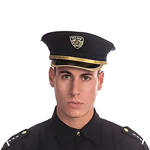 Dress Up America Rollenspiel Unisex-Erwachsene Polizeimütze – Schöne Mütze für Rollenspiele von Dress Up America