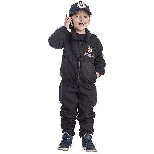 Dress Up America 786-T4 Jungen Hatzolah EMT-Retter-Kostüm, Marine, Größe 3-4 Jahre (Taille: 66-71 Höhe: 91-99 cm) von Dress Up America