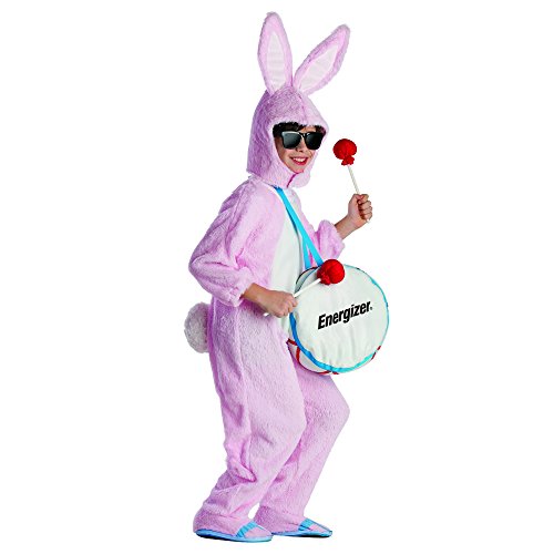 Dress Up America Kinder Energizerb Häschen Plüsch Maskottchen Kostüm, Pink, Größe 8-10 Jahre (Taille: 76-82 Höhe: 114-127 cm), 806-M von Dress Up America