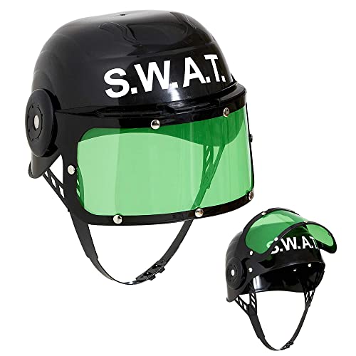 Dress Up America Politie S.W.A.T-helm voor kinderen - S W A T-hoed voor rollenspel - Uitrusting Kostuumaccessoire en aankleden politie Rollenspel - Veel plezier en leren von Dress Up America