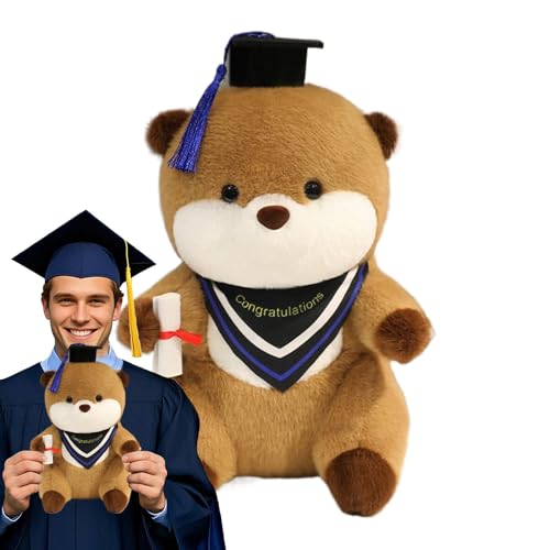 Dreuhuing Abschluss Plüschtier,Sammlerstück Plüschotter Anhänger | Kuscheltier Mit Und Diplom Für Absolventen Erwachsene Geburtstag Valentinstag Weihnachten Dreuhuing Abschluss Plüschtier,Sammlerstück Plüschotter Anhänger | Kuscheltier Mit Und Diplom Für Absolventen Erwachsene Geburtstag Valentinstag Weihnachten von Dreuhuing