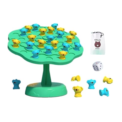 Dreuhuing Balanced Tree Koala-Spiel, Balance-Brettspiel,Pädagogische interaktive Koala-Stapelspiele | Multifunktionales Eltern-Kind-Kampfspielzeug, Lernspielzeug, Desktop-Brettspiele für, Mädchen von Dreuhuing