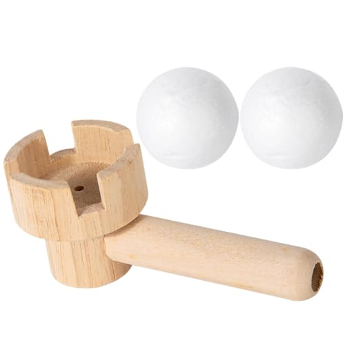 Dreuhuing Blasball-Spielzeug, Röhrenball-Blasspielzeug - Ball-Balance-Blasspielzeug - Schwimmendes Balancierball-Blasspielzeug, Stressabbau-Blasspielzeug für Kinder, pädagogisches Blasspiel von Dreuhuing