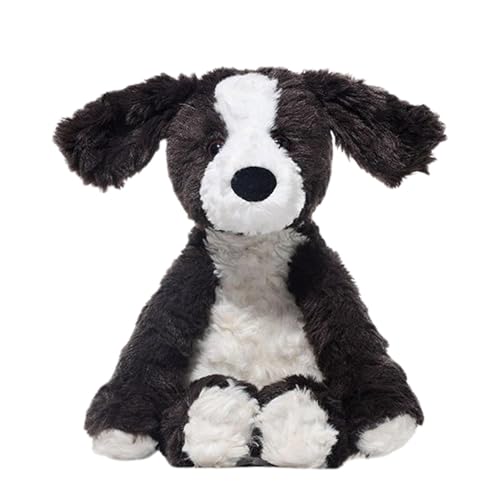 Dreuhuing Border Collie Stofftier Plüschtier, Weich Gefüllte Collie Welpenspielzeug Deko, Welpen Plüschtier, Realistisches Border Collie Spielzeug, Simuliertes Tier Plüsch Kuschelkissen für Kinder von Dreuhuing