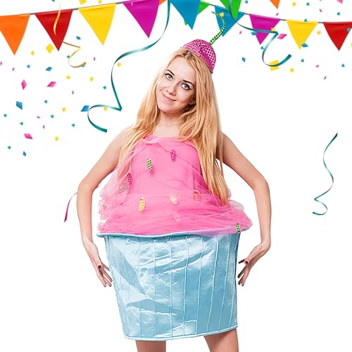 Dreuhuing Cupcake Kostüm | Party Outfits - Ärmellose Kleider Rollenspiel Mit Mütze Für Bühnenauftritt Maskerade Familienfeier Festtage Feier Dreuhuing Cupcake Kostüm | Party Outfits - Ärmellose Kleider Rollenspiel Mit Mütze Für Bühnenauftritt Maskerade Familienfeier Festtage Feier von Dreuhuing