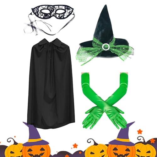 Dreuhuing Hexenkostüm Set - Hexenkostüm Zubehör Für Frauen - Veranstaltungskleidung Erwachsene Verwandlung Mit Horror-Augenmaske Für Ehefrau Schwestern Freundin Mutter Familie Dreuhuing Hexenkostüm Set - Hexenkostüm Zubehör Für Frauen - Veranstaltungskleidung Erwachsene Verwandlung Mit Horror-Augenmaske Für Ehefrau Schwestern Freundin Mutter Familie von Dreuhuing